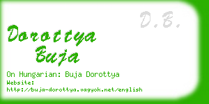 dorottya buja business card